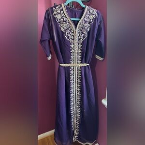 Three piece authentic Moroccan kaftan size small (sold as is)